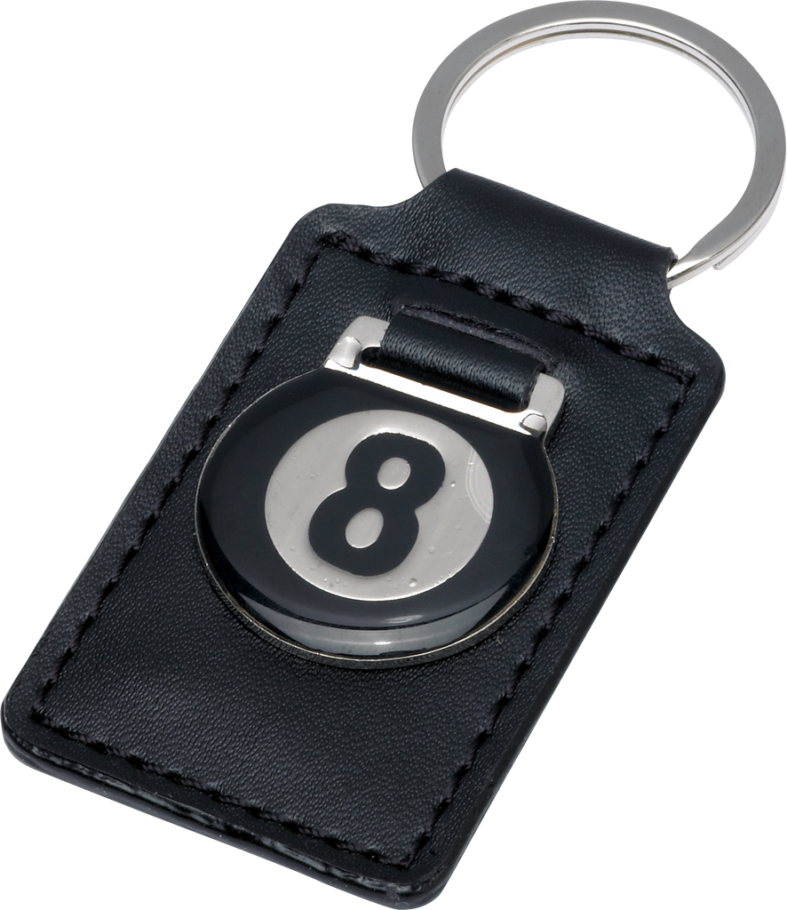 Action NIKC8 8-Ball Leather Key Chain Novelty Items