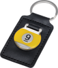 Action NIKC9 9-Ball Leather Key Chain Novelty Items