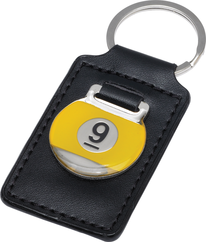 Action NIKC9 9-Ball Leather Key Chain Novelty Items