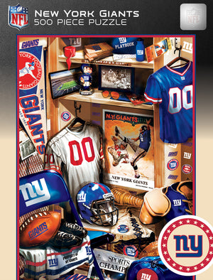 New York Giants Puzzle 500 Piece Locker Room - Masterpieces Puzzle Company
