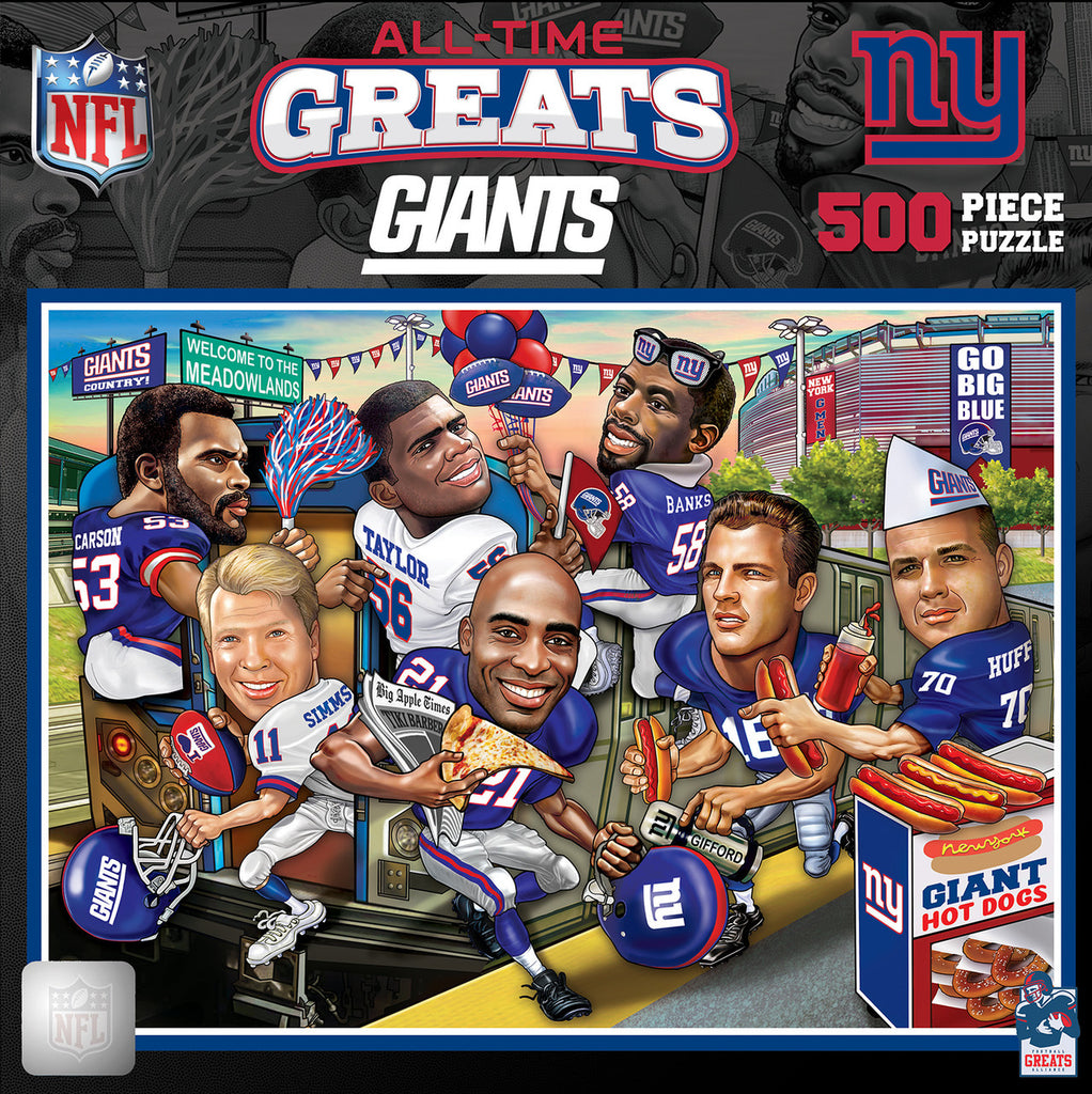 New York Giants Puzzle 500 Piece All-Time Greats - Masterpieces Puzzle Company