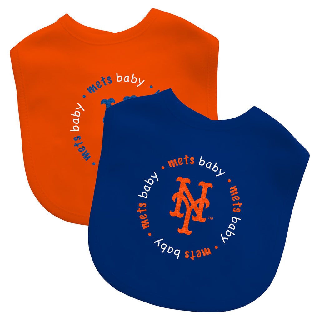 New York Mets Baby Bib 2 Pack - Masterpieces Puzzle Company