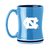 North Carolina Tar Heels Coffee Mug 14oz Sculpted Relief Team Color - Logo Brands