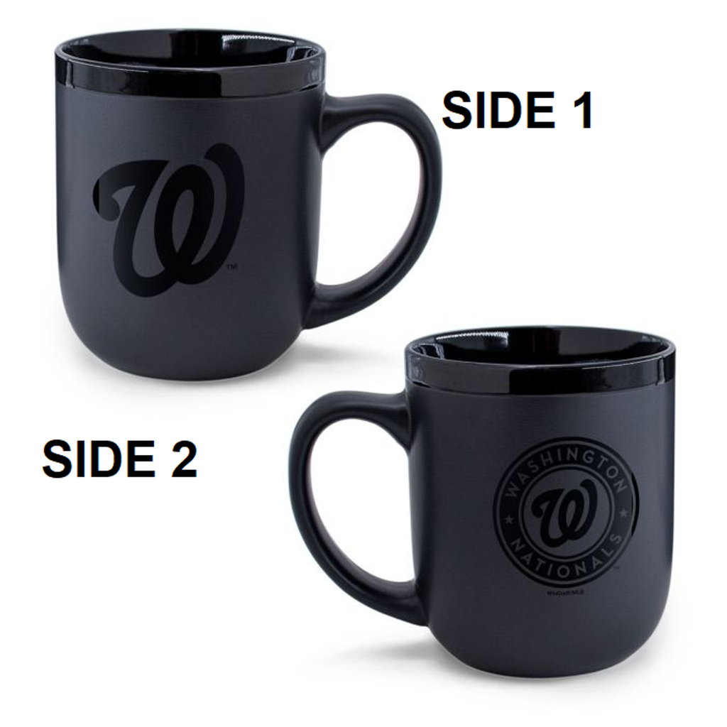 Washington Nationals Coffee Mug 17oz Matte Black - WinCraft