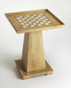 Tolva 27 x 21.5 x 21.5 in. Updated Natural Wood Game Table