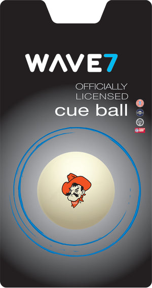 OKLAHOMA STATE CUE BALL WHITE - OKSBBC500X
