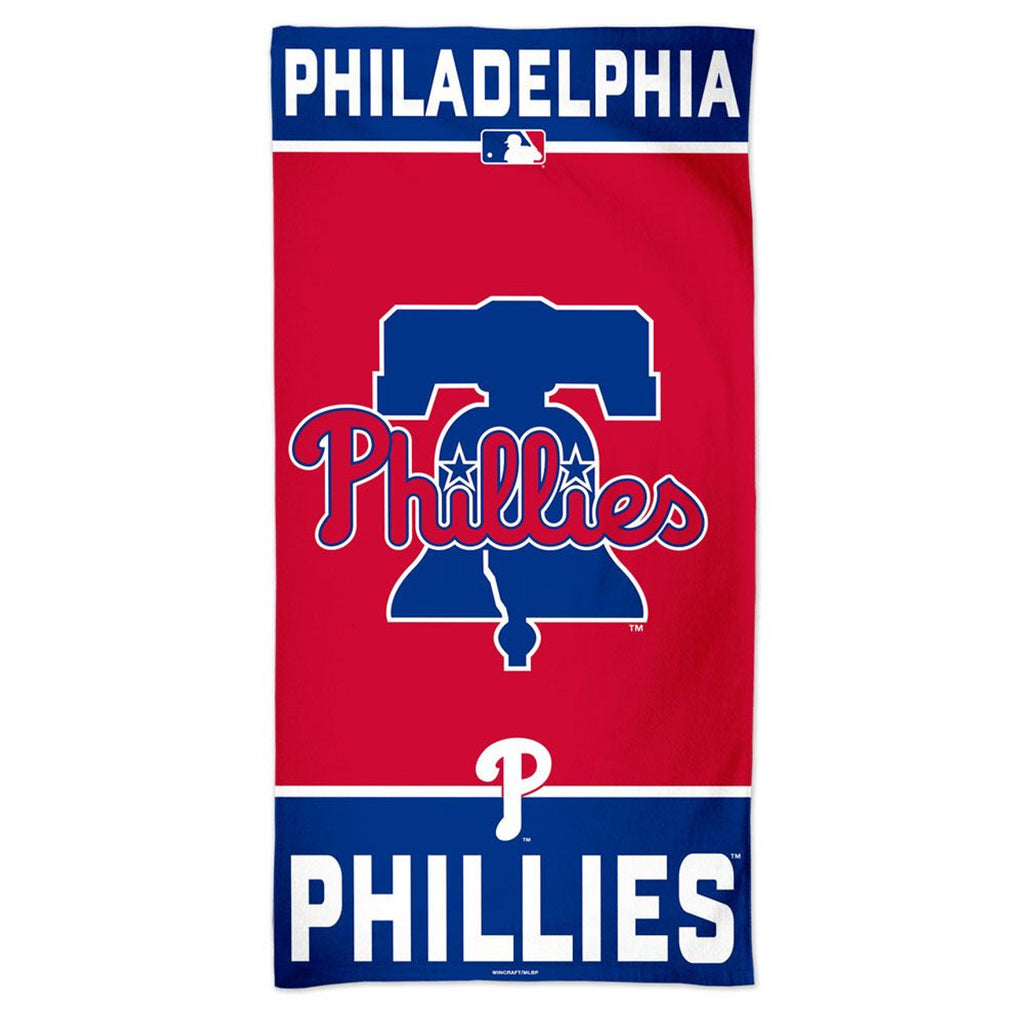 Philadelphia Phillies Towel 30x60 Beach Style - WinCraft