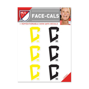 Columbus Crew SC Tattoo Face Cals - WinCraft