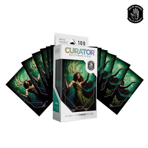 Orange Nebula: Curator: Masterwork Sleeves: Essence (Olga Tereshenko) (100Ct)
