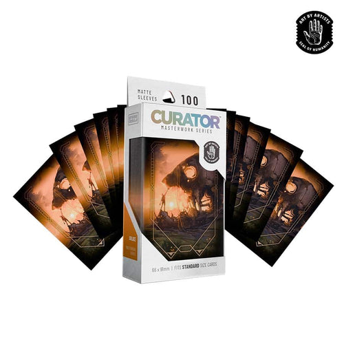 Orange Nebula: Curator: Masterwork Sleeves: Solace (Ninjajo) (100Ct)