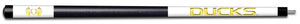 OREGON ENGRAVED BILLIARD CUE WHITE / YELLOW - OREBCE102