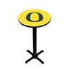 OREGON PEDESTAL PUB TABLE YELLOW - OREPTB112