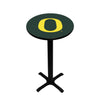 OREGON PEDESTAL PUB TABLE GREEN - OREPTB121