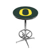 OREGON CHROME FOOT RING PUB TABLE GREEN - OREPTR121