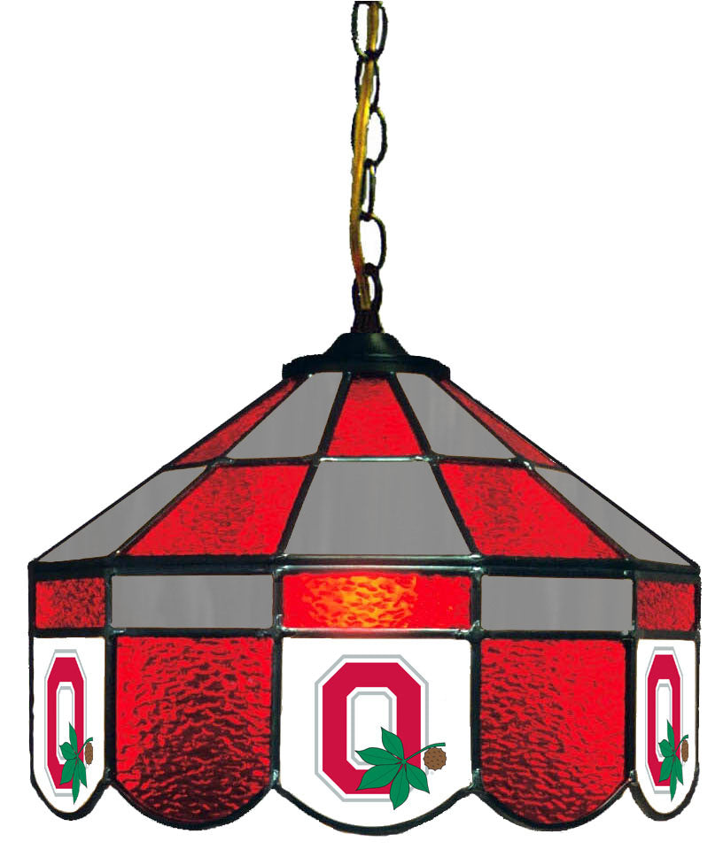 OHIO STATE 14'' EXECUTIVE SWAG HANGING LAMP - OSU-140EXSW