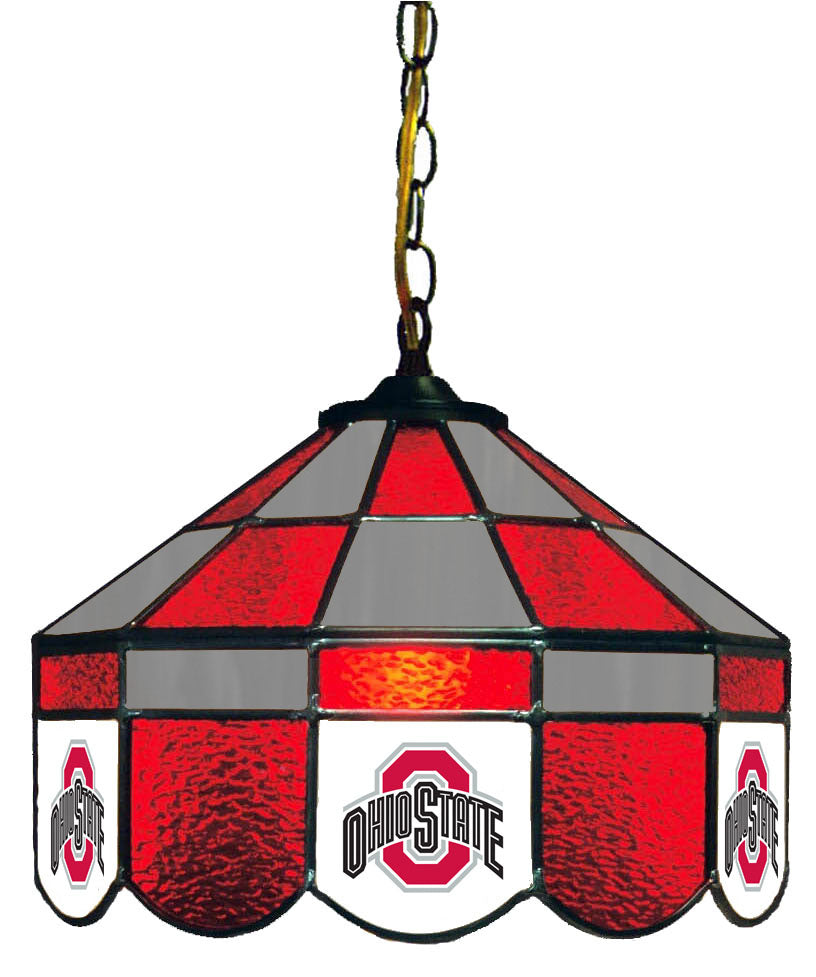 OHIO STATE 14'' EXECUTIVE SWAG HANGING LAMP - OSU-140EXSWA