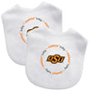 Oklahoma State Cowboys Baby Bib 2 Pack - Masterpieces Puzzle Company