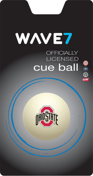OHIO STATE CUE BALL WHITE - OSUBBC100X