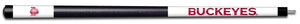 OHIO STATE ENGRAVED BILLIARD CUE WHITE / SCARLET - OSUBCE101