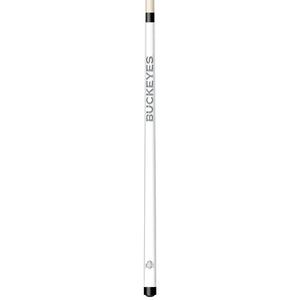 OHIO STATE ENGRAVED BILLIARD CUE WHITE / GRAY - OSUBCE105-JR