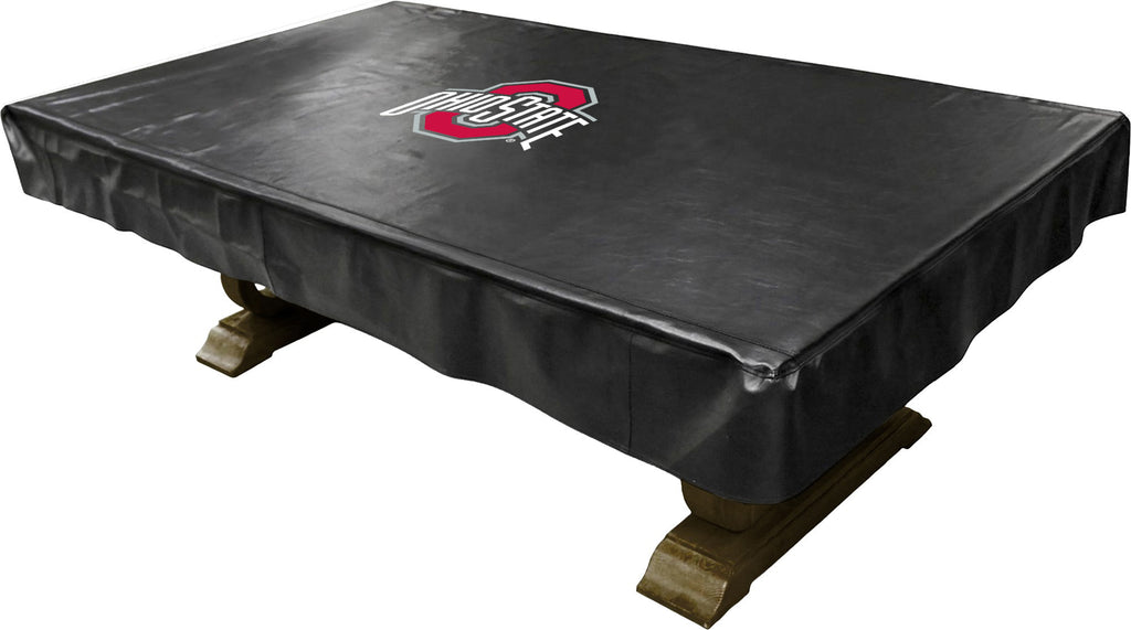 OHIO STATE BILLIARD TABLE COVER BLACK - OSUBTC100ST-7