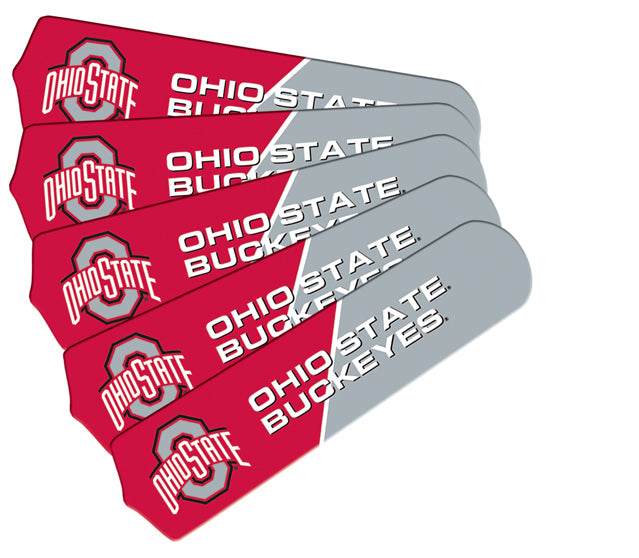 OHIO STATE FAN BLADE SET SCARLET/GRAY - OSUFBL100-42