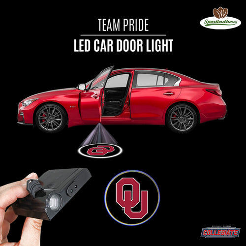 Oklahoma Sooners Car Door Light LED - Sporticulture