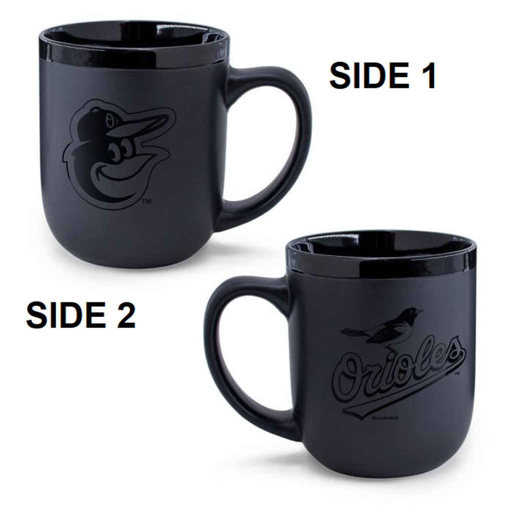 Baltimore Orioles Coffee Mug 17oz Matte Black - WinCraft