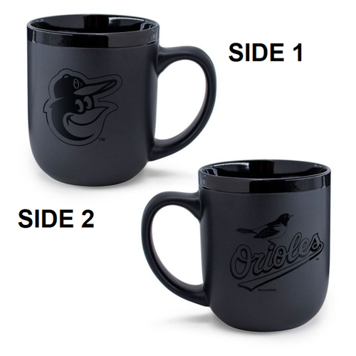 Baltimore Orioles Coffee Mug 17oz Matte Black - WinCraft