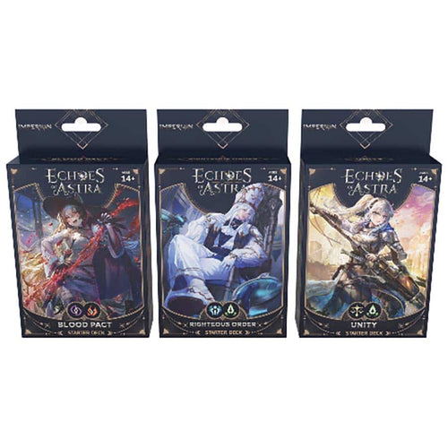 Parhelion Studio -  Echoes Of Astra Tcg: Imperion Starter Deck Display Bundle (9Ct Assortment) Pre-Order
