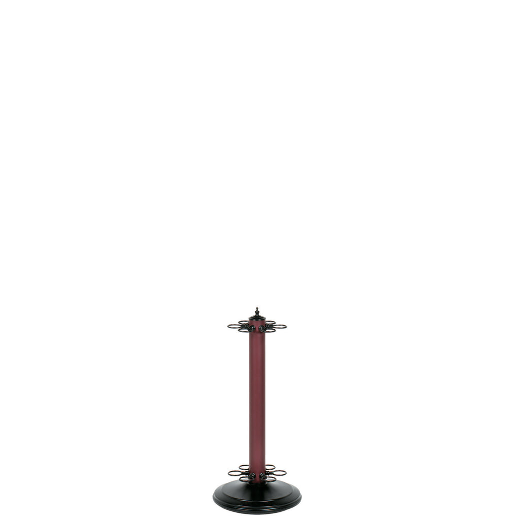 24''H POOL CUE HOLDER-MATTE BURGUNDY