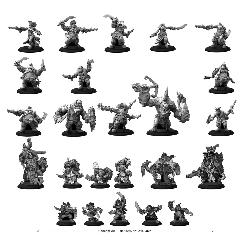 Privateer Press - Warmachine Mkiv: Brineblood Marauders Core Army Starter