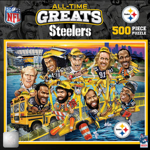 Pittsburgh Steelers Puzzle 500 Piece All-Time Greats - Masterpieces Puzzle Company