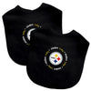Pittsburgh Steelers Baby Bib 2 Pack - Masterpieces Puzzle Company
