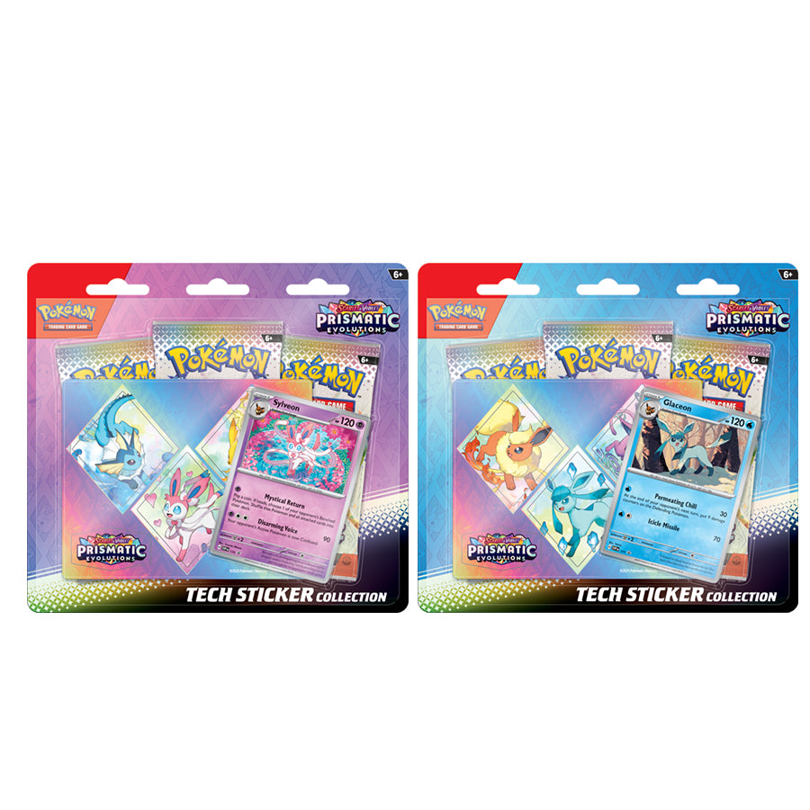 Pokemon Company Int -  Pokemon Tcg: Scarlet And Violet: Prismatic Evolutions Tech Sticker Collection (12Ct) Pre-Order