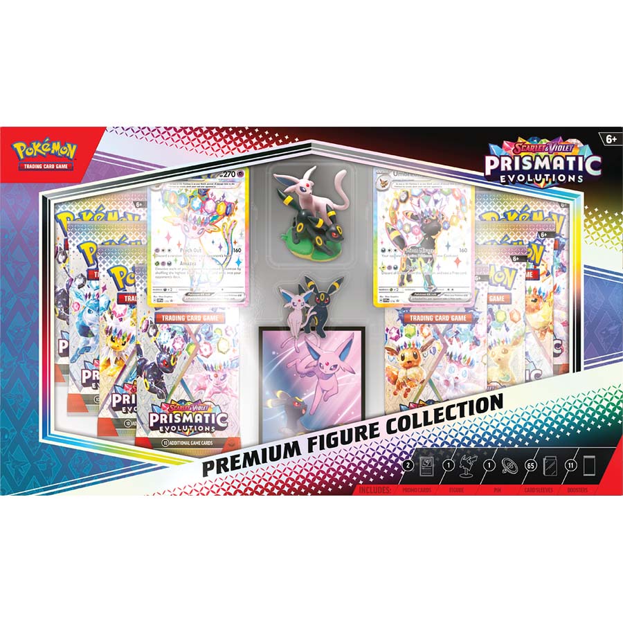 Pokemon Company Int -  Pokemon Tcg: Scarlet And Violet: Premium Figure Collection: Prismatic Evolutions (6Ct)
