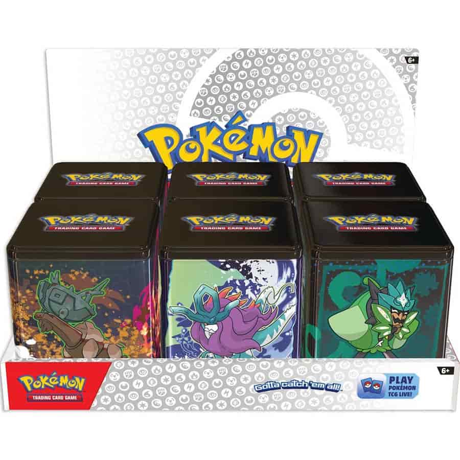 Pokemon Company Int -  Pokemon Tcg: 2025 Q1 Stacking Tins (6Ct) Pre-Order