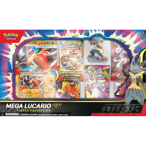Pokemon Company Int -  Pokemon Tcg: Mega Lucario Ex Figure Collection (6Ct)
