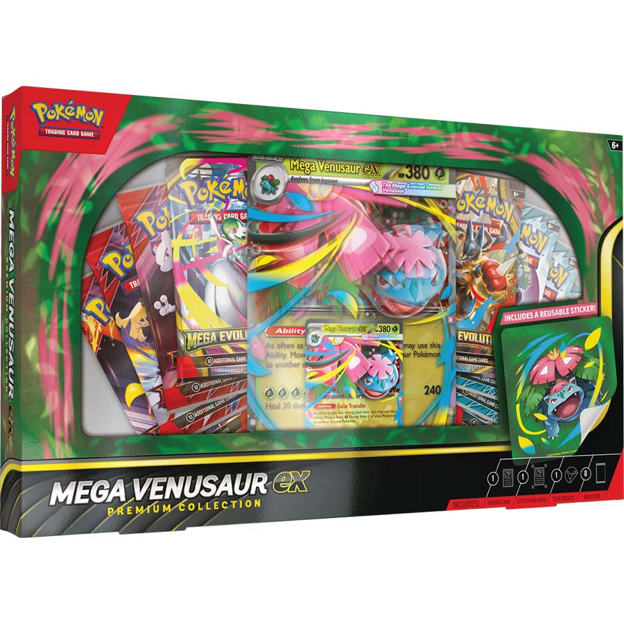 Pokemon Company Int -  Pokemon Tcg: Mega Venusaur Ex Premium Collection (6Ct Case)