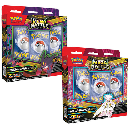 Pokemon Company Int -  Pokemon Tcg: Mega Battle Deck: Mega Gengar Ex And Mega Diancie Ex (6Ct Case)