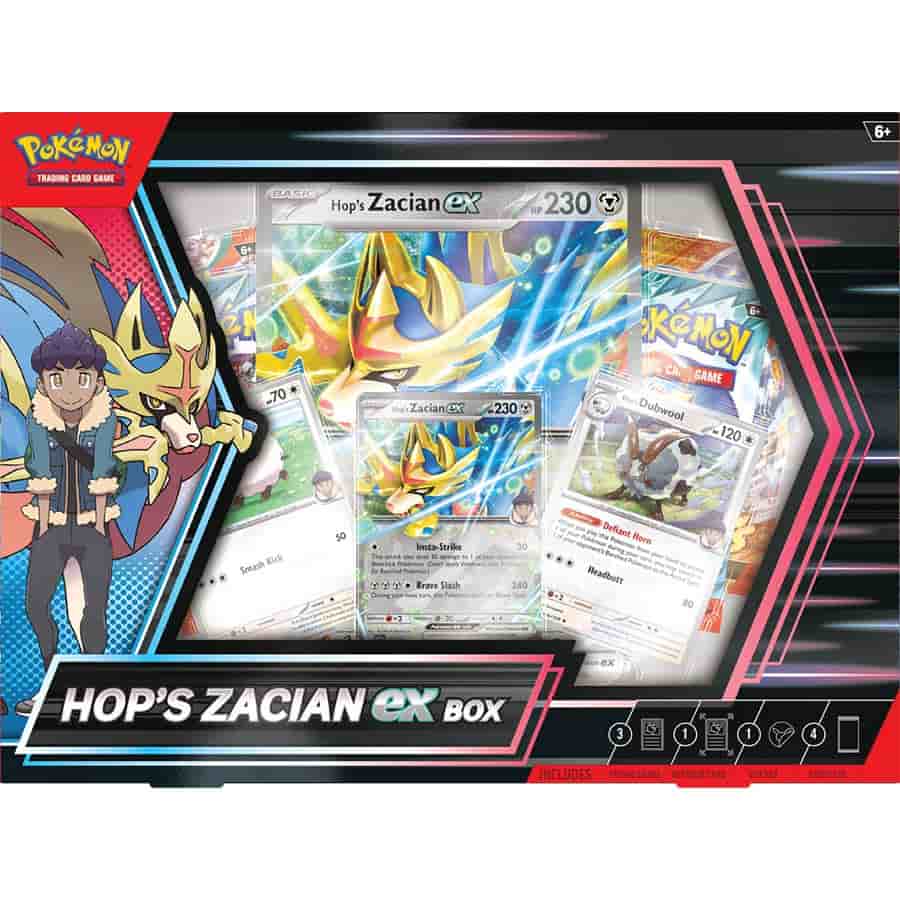 Pokemon Company Int -  Pokemon Tcg: Hop's Zacian Ex Box (6Ct) Pre-Order