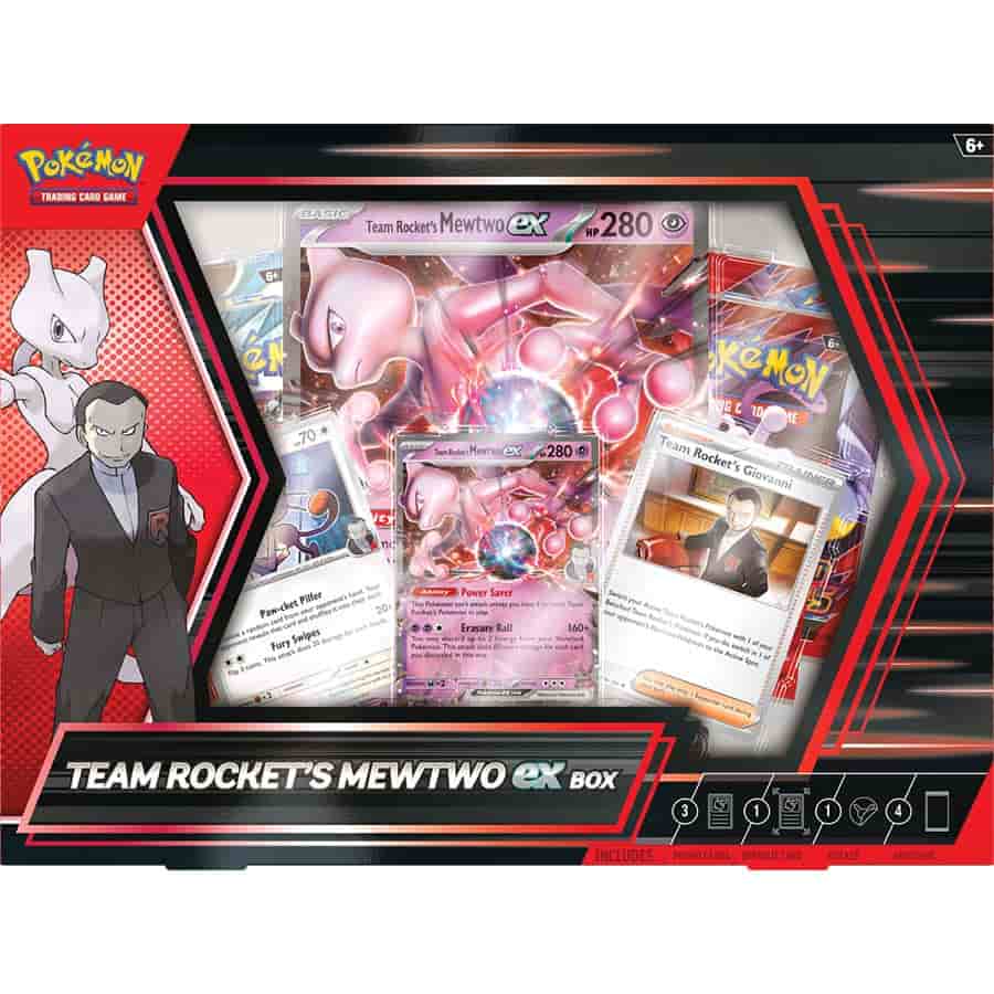 Pokemon Company Int -  Pokemon Tcg: Team Rocket's Mewtwo Ex Box (6Ct)