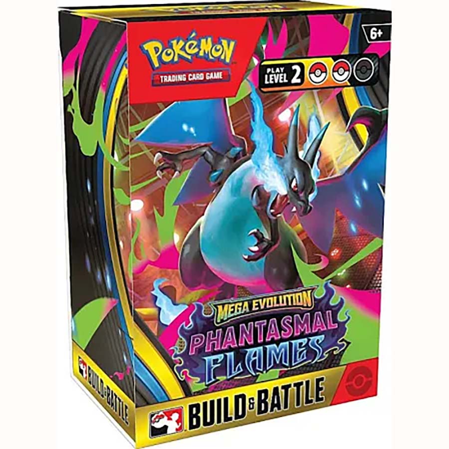 Pokemon Company Int -  Pokemon Tcg: Mega Evolution Phantasmal Flames (Me02) Build And Battle (10Ct Display)