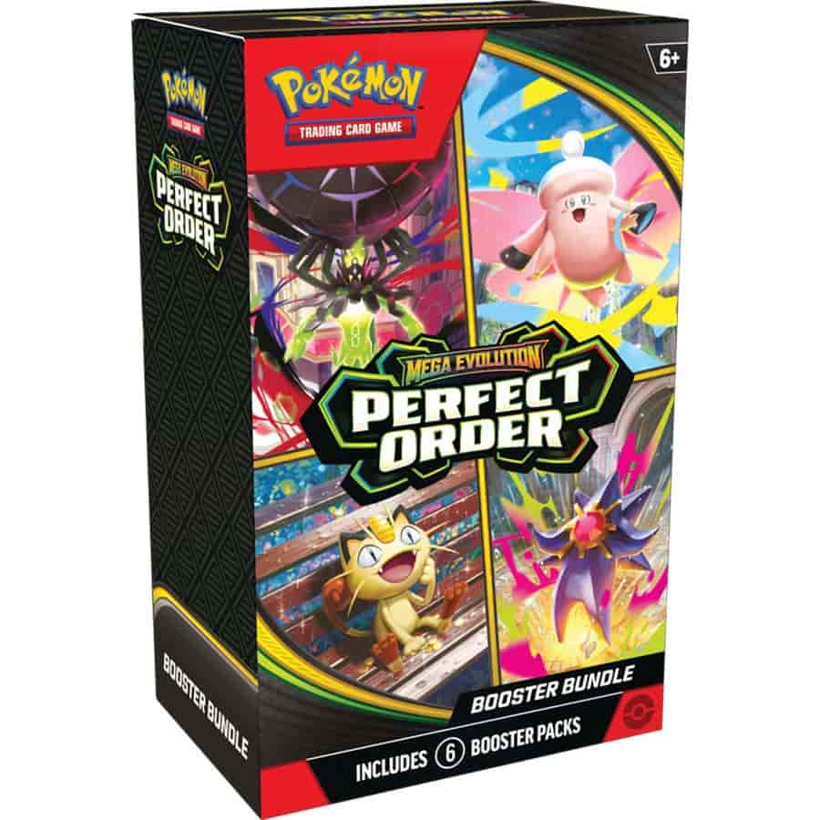 Pokemon Company Int -  Pokemon Tcg: Mega Evolution Perfect Order (Me03) Booster Bundle (6Ct) Pre-Order