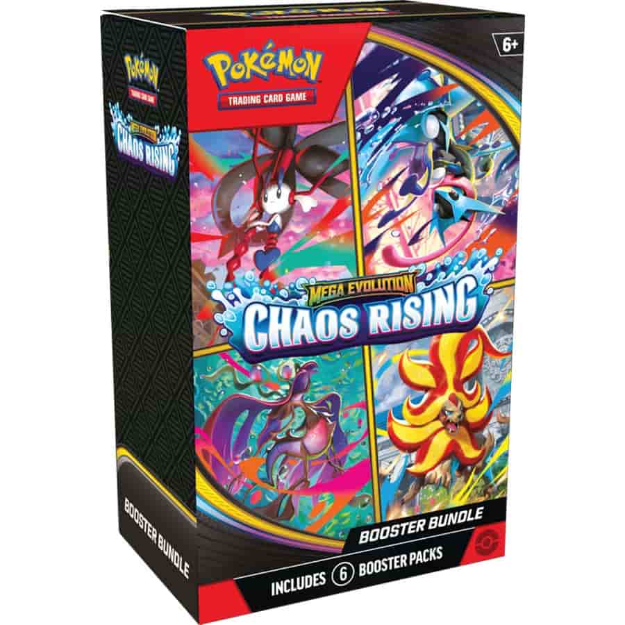 Pokemon Company Int -  Pokemon Tcg: Mega Evolution Chaos Rising (Me04) Booster Bundle (6Ct) Pre-Order