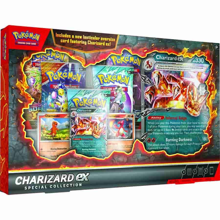 Pokemon Company Int -  Pokemon Tcg: Charizard Ex Special Collection (6Ct) Pre-Order