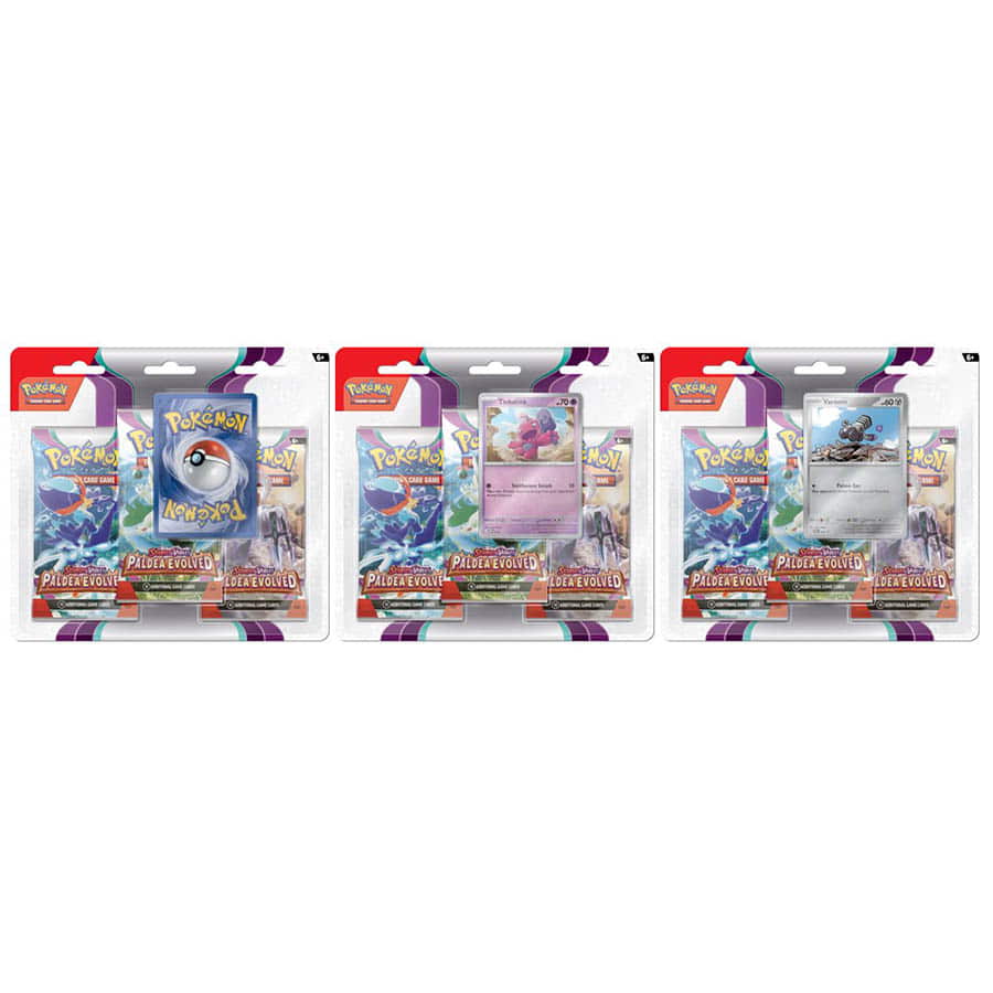 Pokemon Company Int -  Pokemon Tcg: Scarlet And Violet: Paldea Evolved: Three-Booster Blister