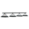 82'' 4 LT BILLIARD LIGHT-MATTE BLACK/ST