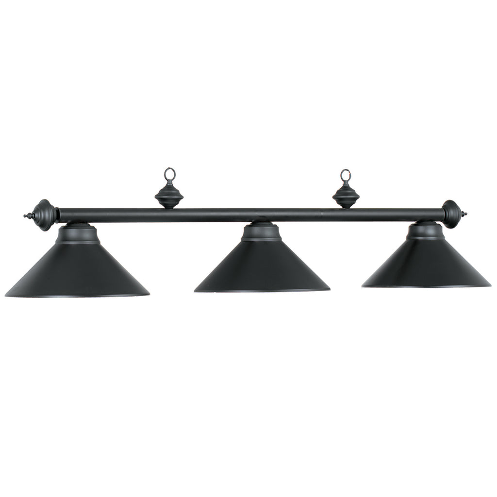 54'' 3LT BILLIARD LIGHT- MATTE BLK/MB
