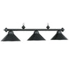 54'' 3LT BILLIARD LIGHT- MATTE BLK/MB